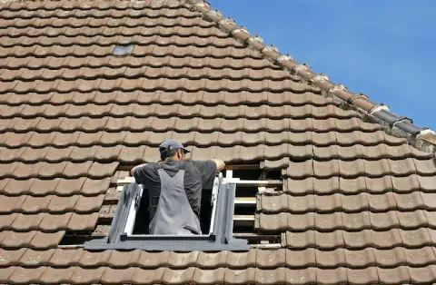 Pose de velux au Fauga